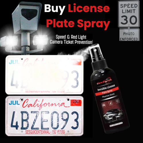 License Plate Spray